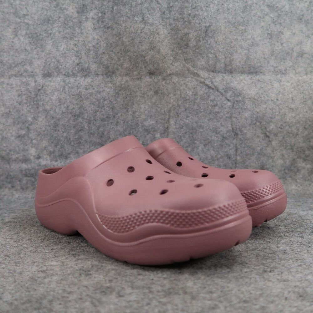 Steve Madden Shoes Women 9 Clog Slip On Scuff Mauve Comfort Rubber Casual Trendy